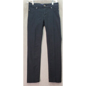 Jolt Jeans Girls Sz 14 Black Denim Cotton Pockets Mid Rise Flat Front Skinny Leg